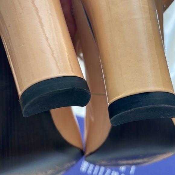 stuart weitzman capsize nude blush pink patent leather Mary Jane size 6.5 - Picture 9 of 11